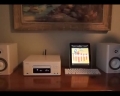 Demonstrating AirPlay with the Denon RCD-N7 Music System
